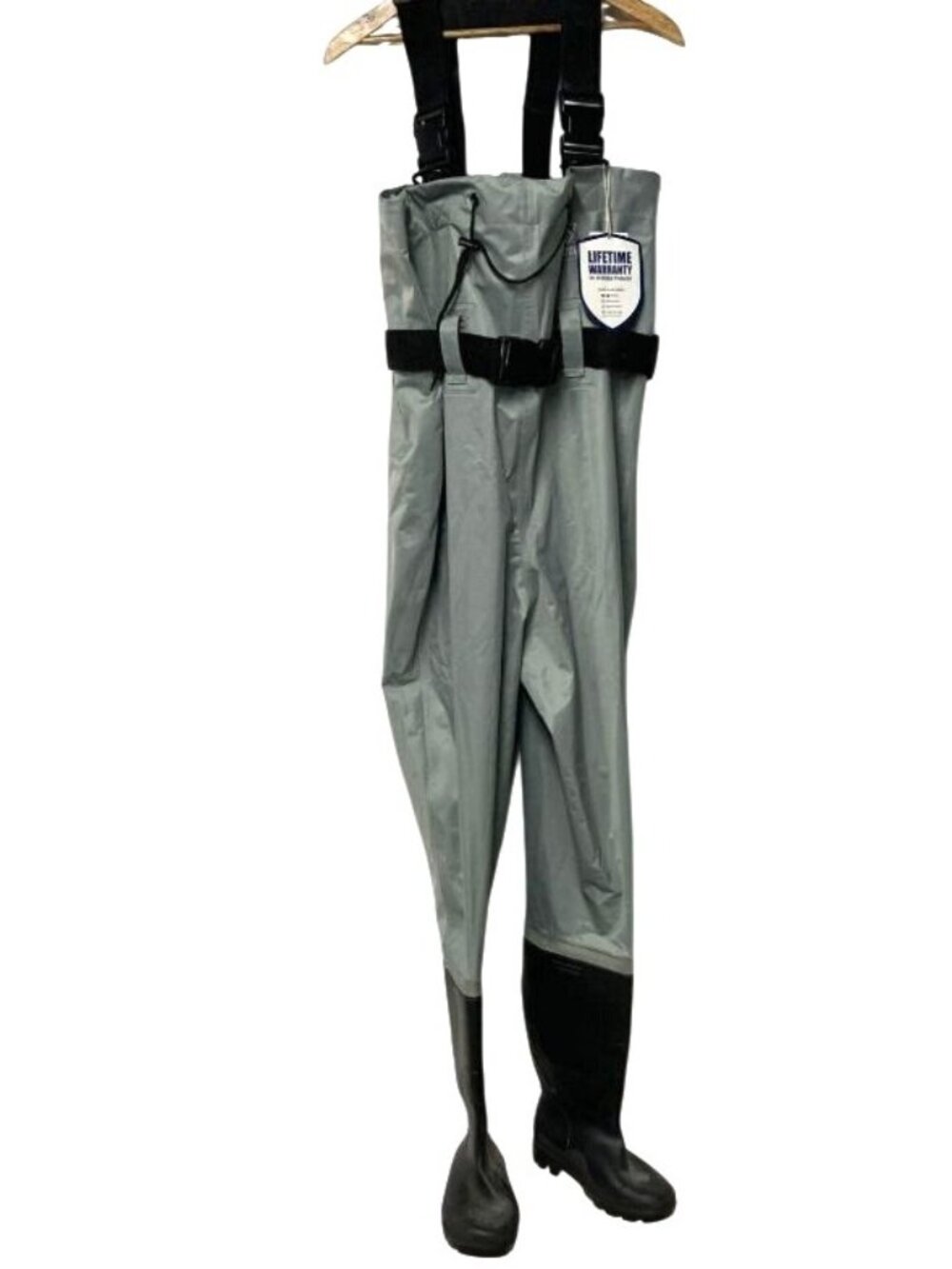 FishingSir Waterproof Bootfoot Chest Waders With Lifetime Warranty & Size 6 Boot